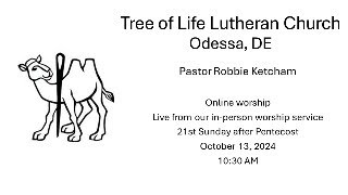 Tree of Life Lutheran Church Odessa DE [upl. by Lam]