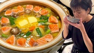 Fondue Japonaise au Saumon  Ishikarinabé  Cuisine Japonaise  Kumiko Recette [upl. by Elad]