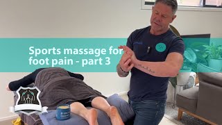 Abductor digiti minimi  Sports massage for foot pain part 3 [upl. by Solohcin]