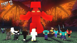 Season 5 Part 12 DOOMS DAY  THE FINAL BATTLE HEROBRINE VS DARK HEROBRINE  MONSTER SCHOOL [upl. by Daigle]