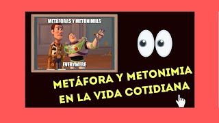 Metáfora y metonimia en la vida cotidiana definición diferencias ejemplos memes [upl. by Adnarim133]