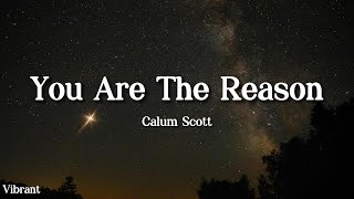 Calum Scott  You Are The Reason Lyrics [upl. by Giuseppe267]