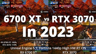 RTX 3070 vs RX 6700 XT in 2023 Dont buy the wrong GPU [upl. by Noiwtna]