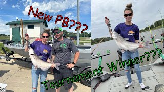 Catfish Tournament on The Missouri River Tri State Katz Sioux City Iowa [upl. by Natan45]