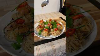 Cherrystone Clams with Vermicelli Noodles 🦪🍜 shorts cooking [upl. by Asyle208]