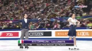 2014 World Figure Skating Championships  Anna CAPPELLINI  Luca LANOTTE SD [upl. by Mendie228]