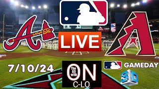 🔴Atlanta Braves Vs Arizona Diamondbacks Live MLB Baseball Play by Play 3D Presentation amp more [upl. by Salvadore]