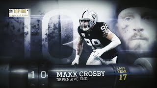 10 Maxx Crosby DE Raiders NFL Top 100 Players Of 2024 [upl. by Curtis]