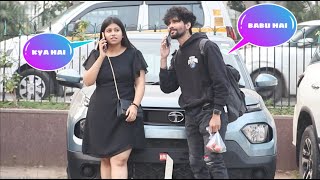 Cute Girl Call Clash Prank 😍  Vishal goswami baba [upl. by Cyprus827]