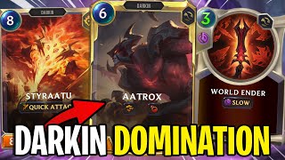 AATROX VS KAYLE Y RYZE  SAGA DARKIN EL DESTRUCTOR DE MUNDOS LORE EXPLICADO [upl. by Asi]