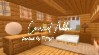 minecraft🍓﹕Cocricot Addon [upl. by Pudendas]