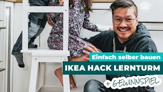 Wie du einen IKEA HACK LERNTURM unter 40 Euro selber bauen kannst 7 [upl. by Gombosi]