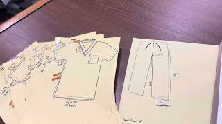 Stockroom Jose Top and Bottoms Scrubs Diagram for Measurements [upl. by Shandie]