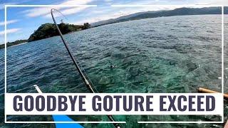 Soft bait fishing  Goodbye Goture Exceed  Marami na sanang isda kaso naputol ang rod ko [upl. by Nydia]