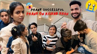 Prank On Rishab Khan part2 😳  Prank Successful chotanawab cuteshivani05 [upl. by Murat498]