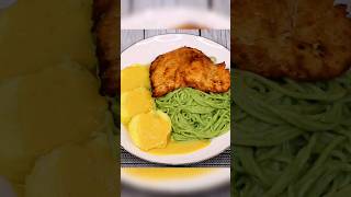 Tallarines verdes con POLLO frito [upl. by Augustine]