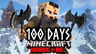 100 Days Living as a Viking in Minecraft [upl. by Harpole]