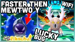 Mega Pinsir amp Cloyster VS Mewtwo Y in Pokemon Lets GO WiFi Battles [upl. by Oilla]