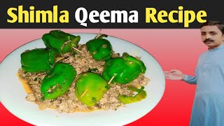 Shimla Qeema Recipe  How To Make Shimla Qeema  Shimla Qeema [upl. by Pet172]