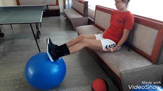 VEŽBE ZA JAČANJE KOLENA  Knee rehabilitation [upl. by Cohe]