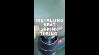 How to Install M12 Connector  Installing heat shrink tubing [upl. by Ainafetse]