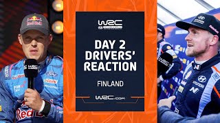 Day 2 Drivers Reaction  WRC Secto Rally Finland 2023 [upl. by Kory29]