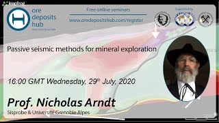 ODH033 Passive Seismic Methods for Mineral Exploration  Nicholas Arndt [upl. by Lanna]