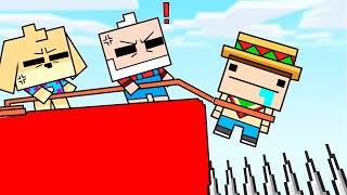 Este juego arruino nuestra amistad 😂🟥 SILVIOGAMER en PICO PARK 2 [upl. by Clemmy]