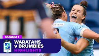 NSW Waratahs v Brumbies Highlights  Round 1  Super Rugby Womens 2024 [upl. by Nytsuj]