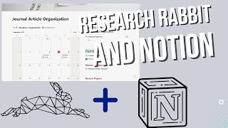 Organize Your Research Rabbit Papers in Notion with Template [upl. by Limber]