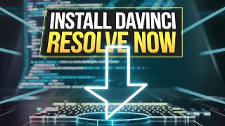 Install DAVINCI RESOLVE in 5 Minutes FLAT Stepbystep [upl. by Shel]