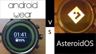 AsteroidOS on Asus Zenwatch 3  Alternative to android wear [upl. by Ahseekan]