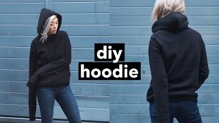 DIY Hoodie from Scratch  WITHWENDY [upl. by Eizzo95]