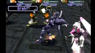 Xenogears  088   Hammers MAD SKILLZ Battle against Grahf [upl. by Philoo]