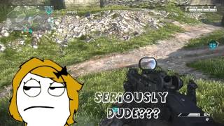 COD Ghosts Trolling Christmas Noobs amp RAGING GIRL [upl. by Orelle]