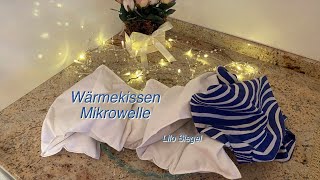 Körnerkissen Wärmekissen in Mikrowelle richtig erwärmen  Lilo Siegel [upl. by How]