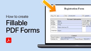 How To Create Fillable PDF Forms in Adobe Acrobat [upl. by Heywood]