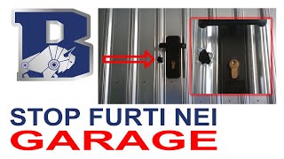 Come mettere in sicurezza le porte per garage basculanti con piastre di rinforzo [upl. by Tildy]