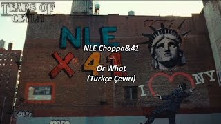 NLE Choppaamp41Or WhatTürkçe Çeviri [upl. by Akoek]