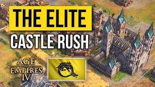 How to Play Order of the Dragon Castle Rush in AOE4 [upl. by Ymmij]