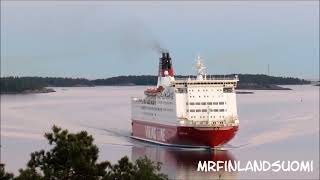 RETRO MS Mariella Viking Line 18 06 2013 Åland TimeLapse [upl. by Asilanna]