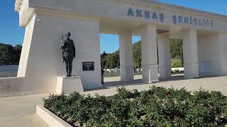 The Akbas Martyrs War Memorial In Turkey Facing Dardanelles Strait akbaş war memorial turkey [upl. by Denys]