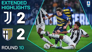 JUVENTUSPARMA 22  EXTENDED HIGHLIGHTS  SERIE A 202425 [upl. by Tychonn]