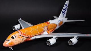 Assembly  Revell 1144 scale Airbus A380 ANA Turtle Livery  JA383A [upl. by Bille448]