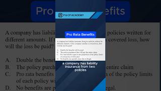 Pro Rata Practice Question for the Property and Casualty Exam [upl. by Nanfa]