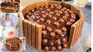 حلوى بكيت كات1 كيك بالشكلاط سهلة التحضيرلشرب الشاى ولرأس السنة recette gateau au chocolat 1 [upl. by Cordell]