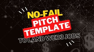 How To Land A Collab Managing Job With A Pitch Template  A StepByStep Process web3 job pitch [upl. by Grigson340]