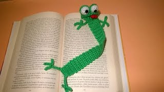 Rana Segnalibro Uncinetto Tutorial Amigurumi 🐸 Frog Bookmark Crochet  Rana Marcapaginas Crochet [upl. by Weiser]