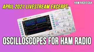 April 2021 Livestream Excerpt Oscilloscopes for Amateur Radio  Ham Radio QampA [upl. by Dita184]