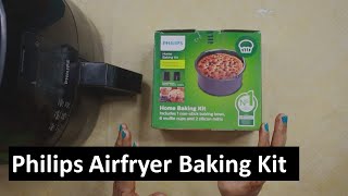 Philips Airfryer Home Baking Accessory Kit HD981001 with Baking Pan Muffin Cups and Hand Mitts [upl. by Uttasta300]